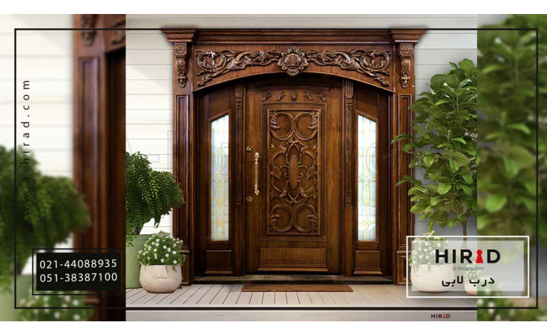 درب لابی چوبی کد 6633